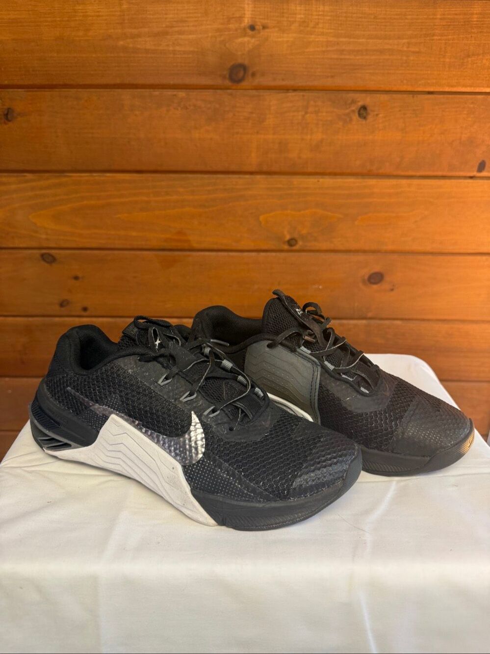 Nike Women's Metcon 7 'Black White' training shoes Sz 8 CZ8280-010